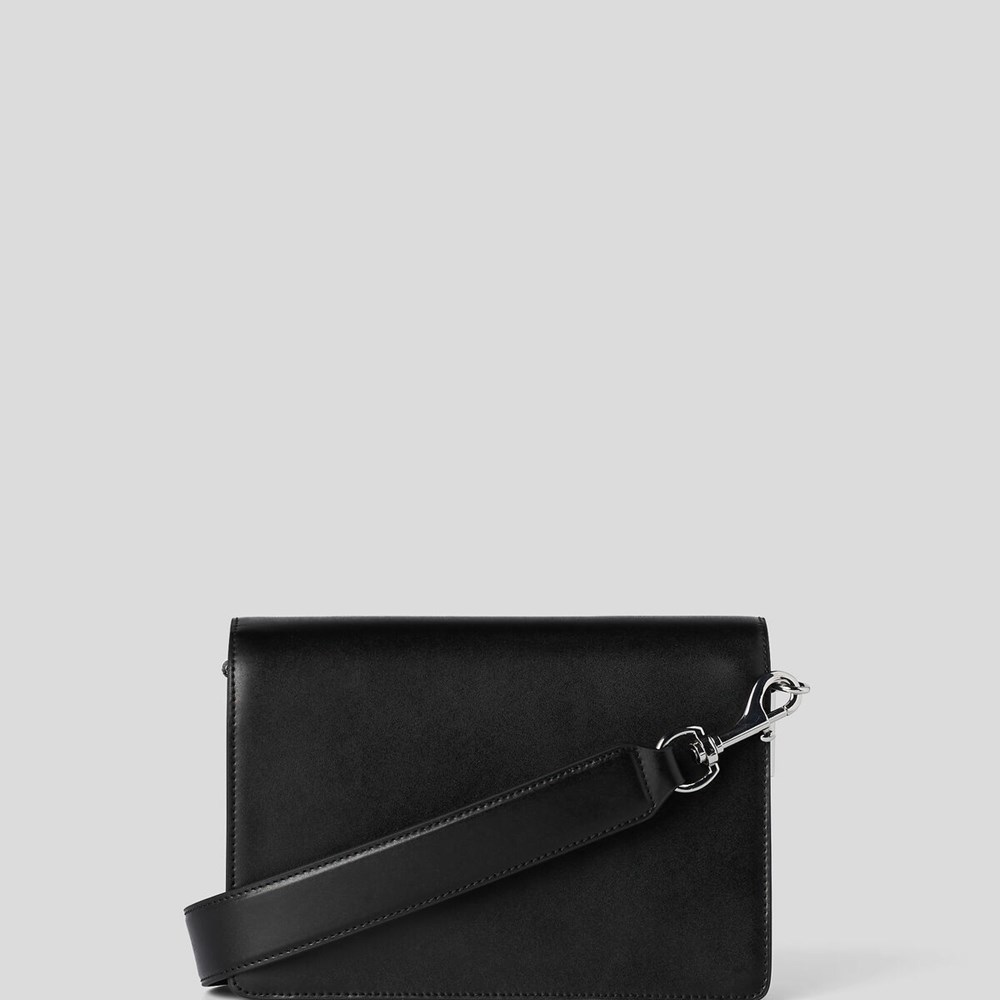 Black Women's Karl Lagerfeld K/Signature Shoulder Bags | AE641UYGL