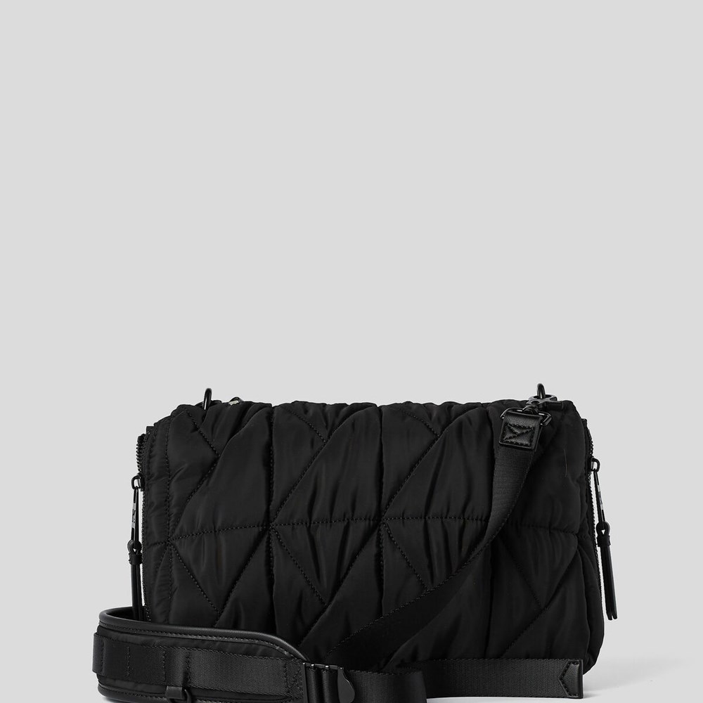 Black Women's Karl Lagerfeld K/Studio Nylon Shoulder Bags | AE498HYTB