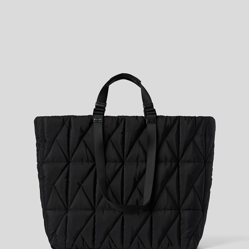 Black Women's Karl Lagerfeld K/Studio Nylon Tote Bags | AE672FBEO