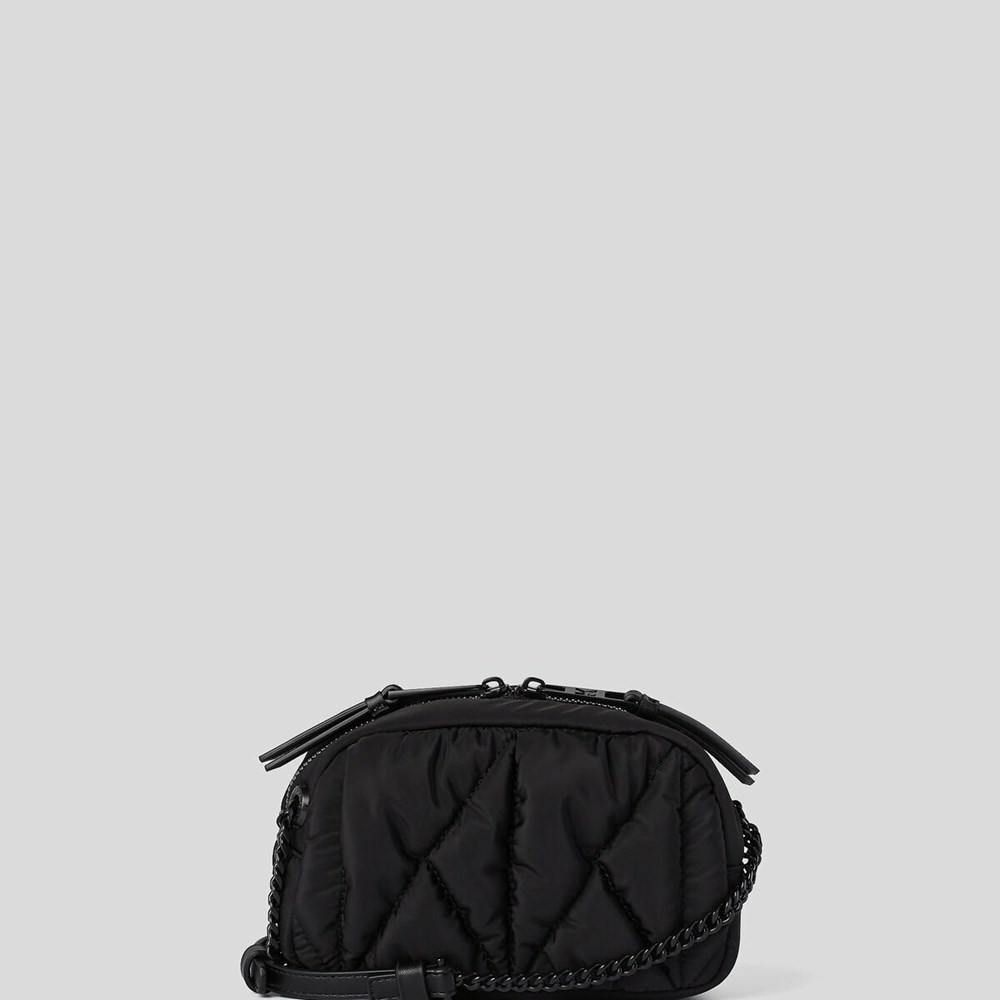 Black Women's Karl Lagerfeld K/Studio Nylon Crossbody Bags | AE934JZGX