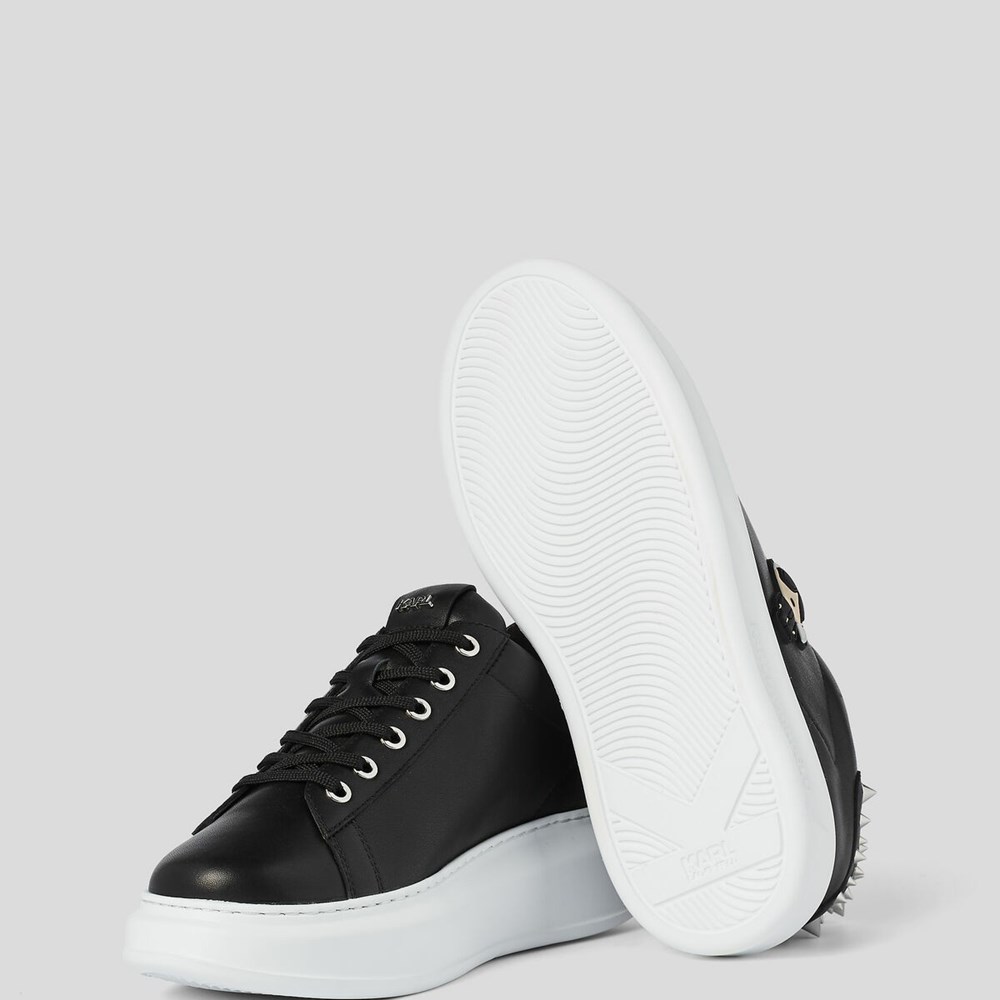 Black Women's Karl Lagerfeld Kapri K/Ikonic Stud Sneakers | AE539URVP