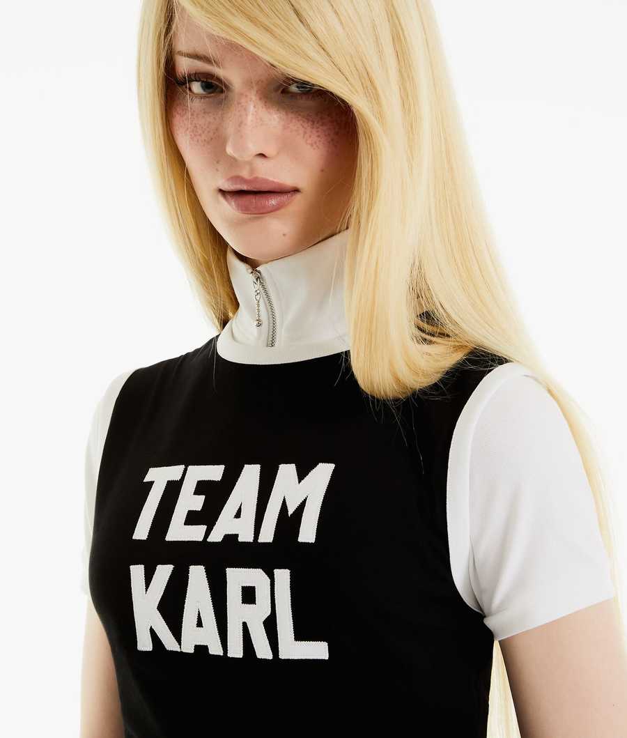 Black Women's Karl Lagerfeld Karl Lagerfeld X Alled-martinez T-Shirts | AE657NVAC