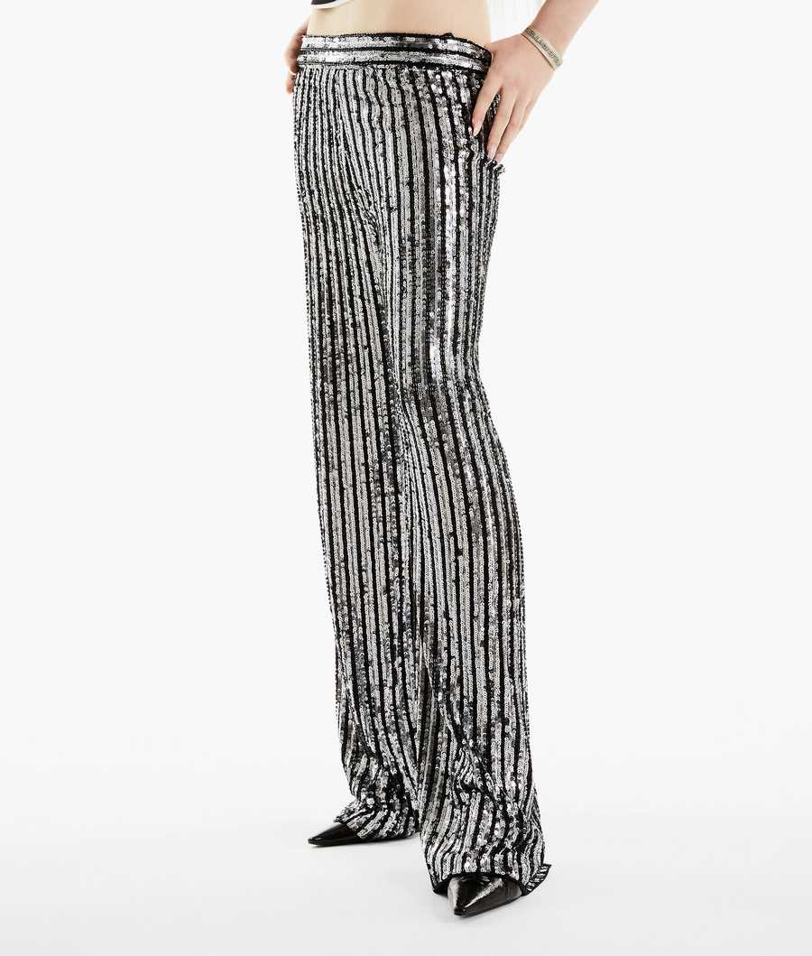 Black Women's Karl Lagerfeld Karl Lagerfeld X Alled-martinez Pants | AE710OGWB