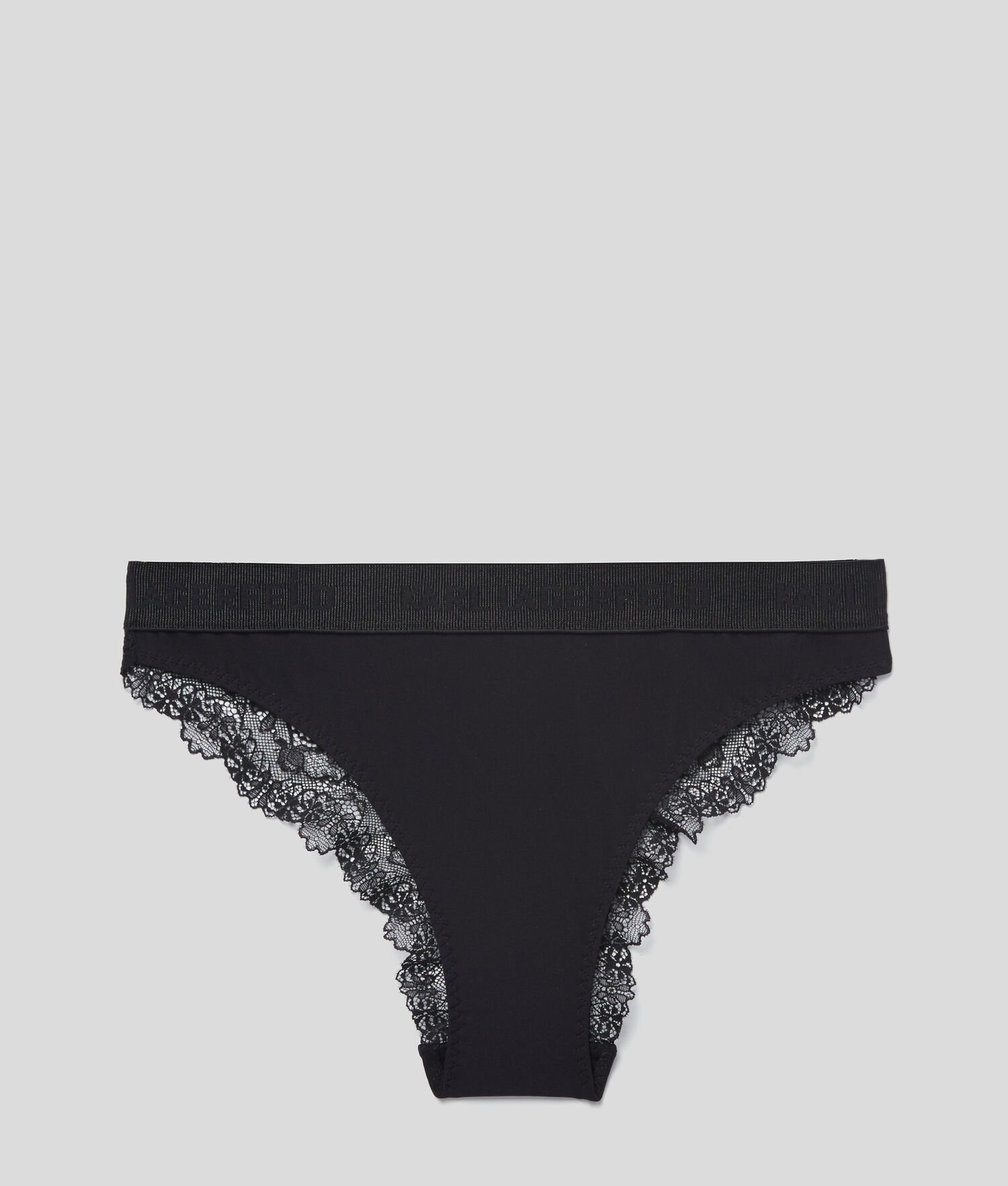 Black Women\'s Karl Lagerfeld Lace Briefs Underwear | AE976ZOSH