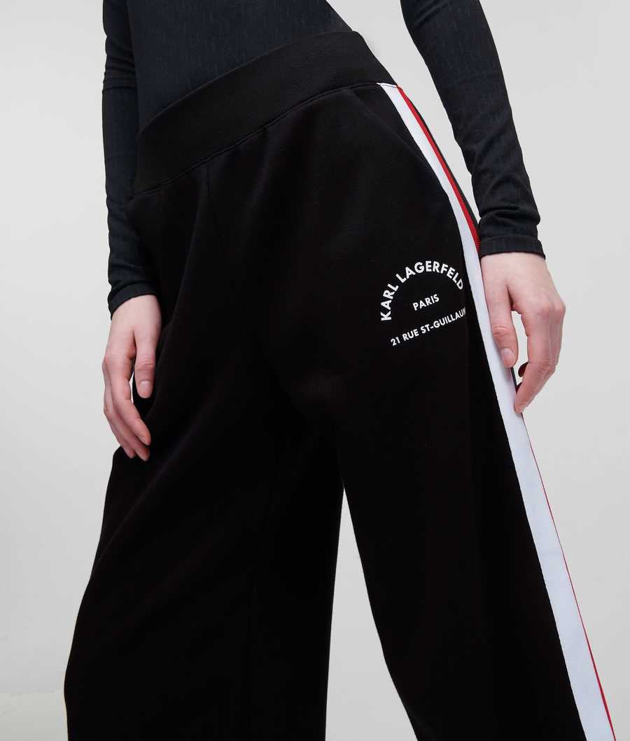 Black Women's Karl Lagerfeld Rue St-guillaume Culottes Pants | AE924UPYQ