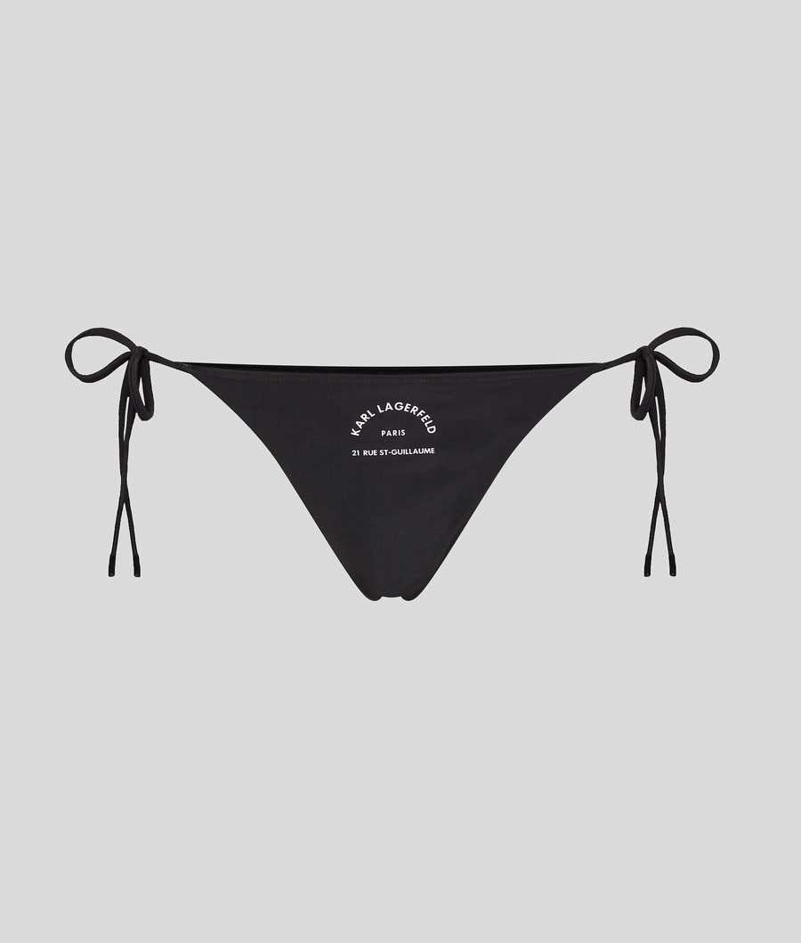 Black Women's Karl Lagerfeld String Beachwear | AE832QZAO