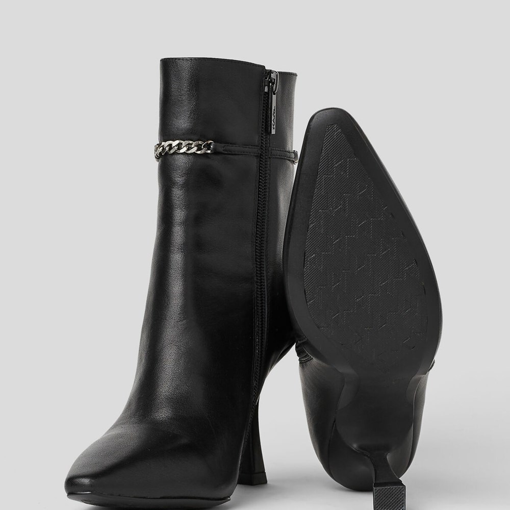 Black Women's Karl Lagerfeld Verona Ankle Boots | AE918XKSA