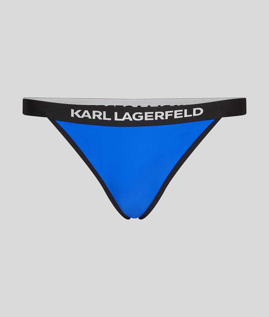 Blue Women\'s Karl Lagerfeld Karl Logo Beachwear | AE603WVUQ