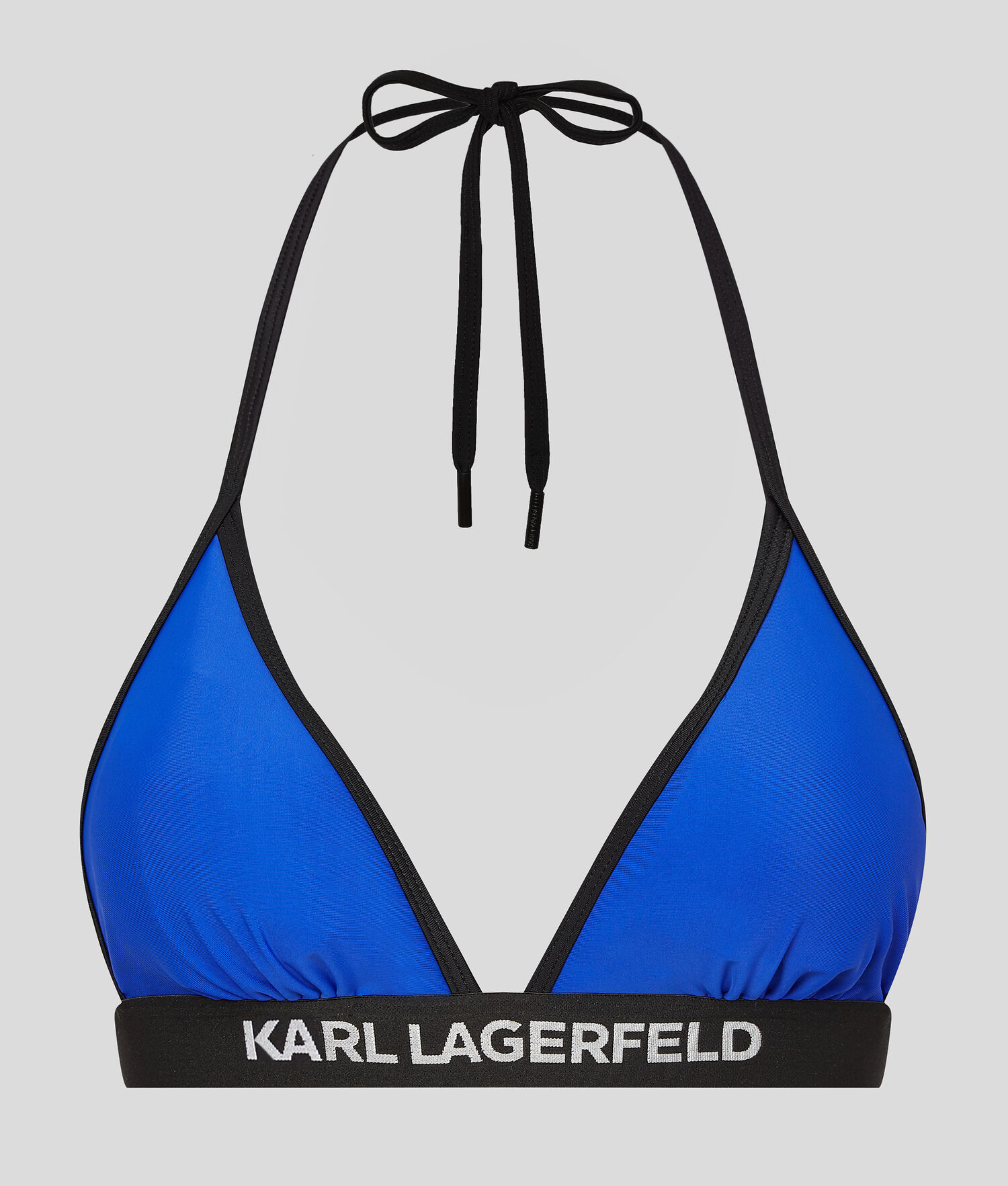 Blue Women's Karl Lagerfeld Karl Logo Triangle Beachwear | AE942COED