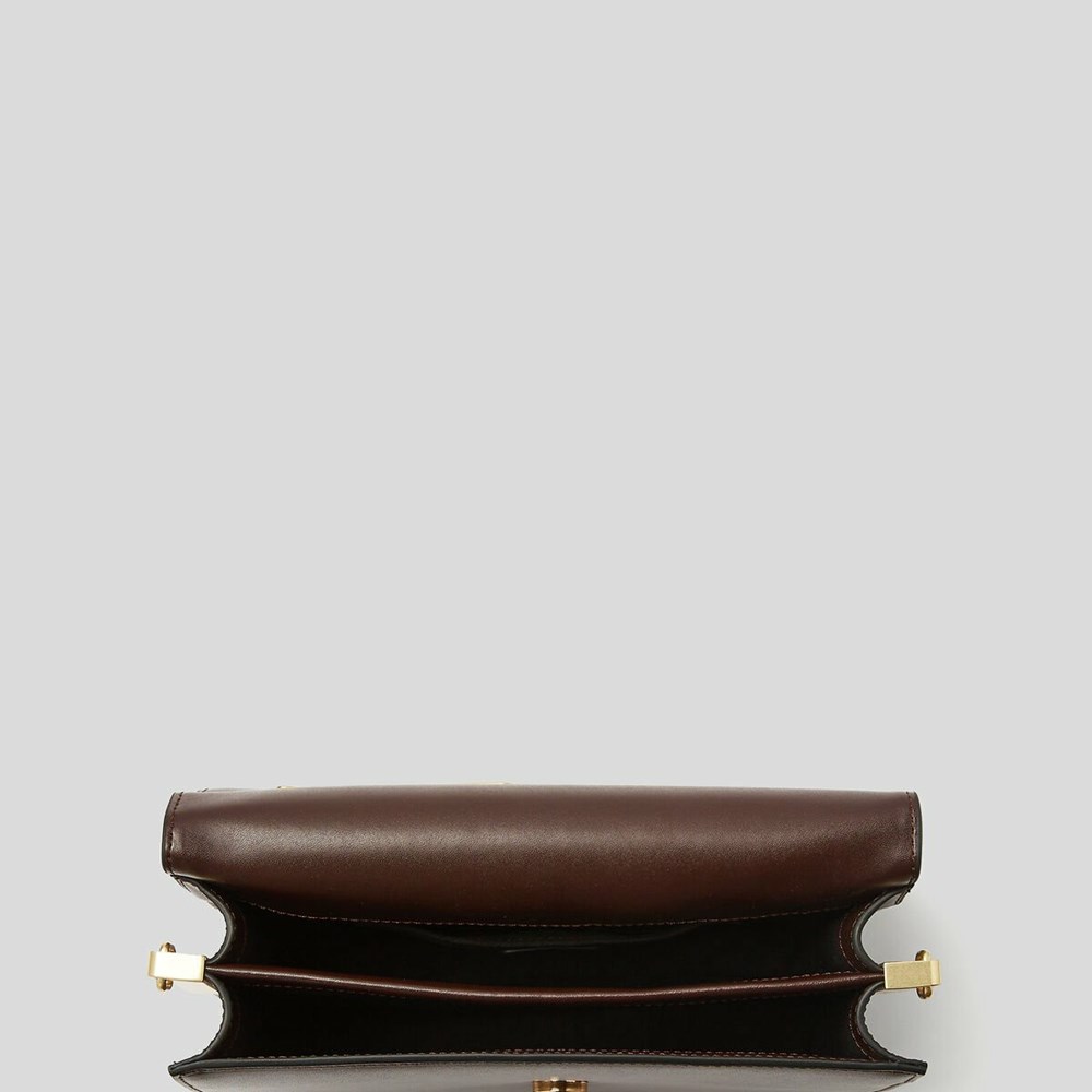 Brown Women's Karl Lagerfeld K/Signature Shoulder Bags | AE924NOQI