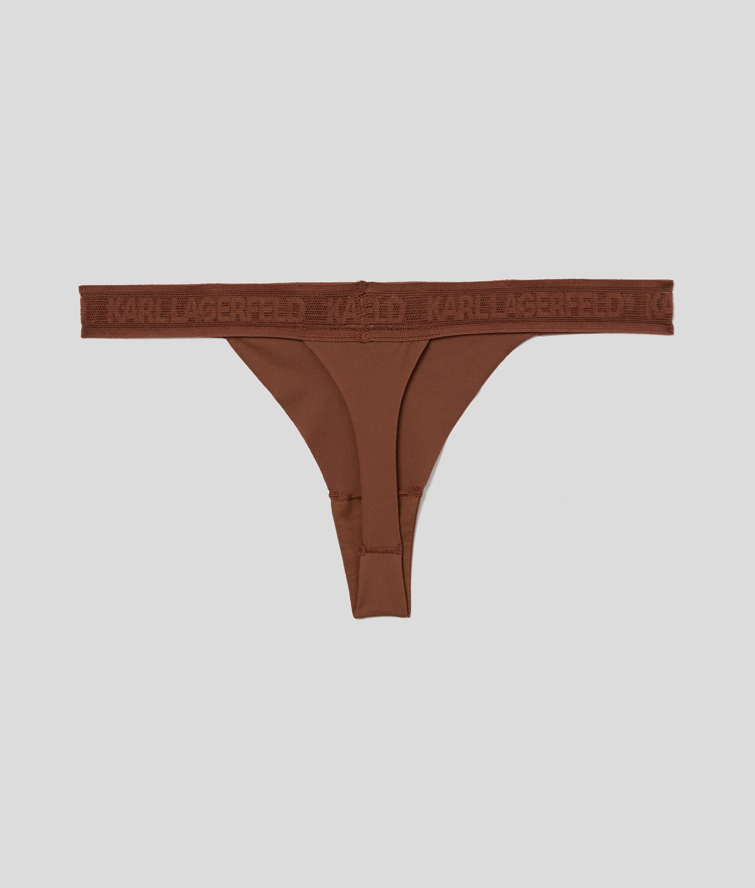 Brown Women's Karl Lagerfeld Ultra-light Karl Logo Thong Underwear | AE561IORK