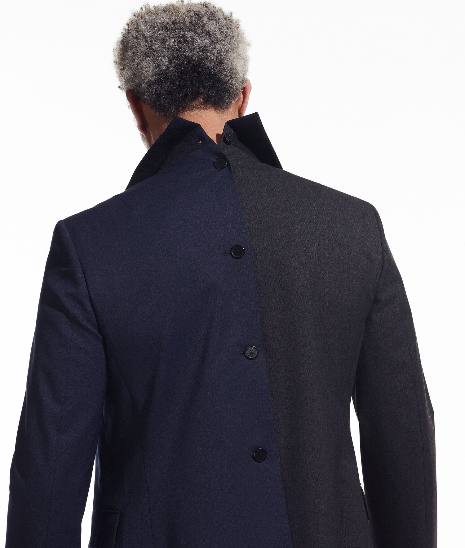 Dark Grey / Navy Men's Karl Lagerfeld Cara Loves Karl Blazers | AE162FSGX