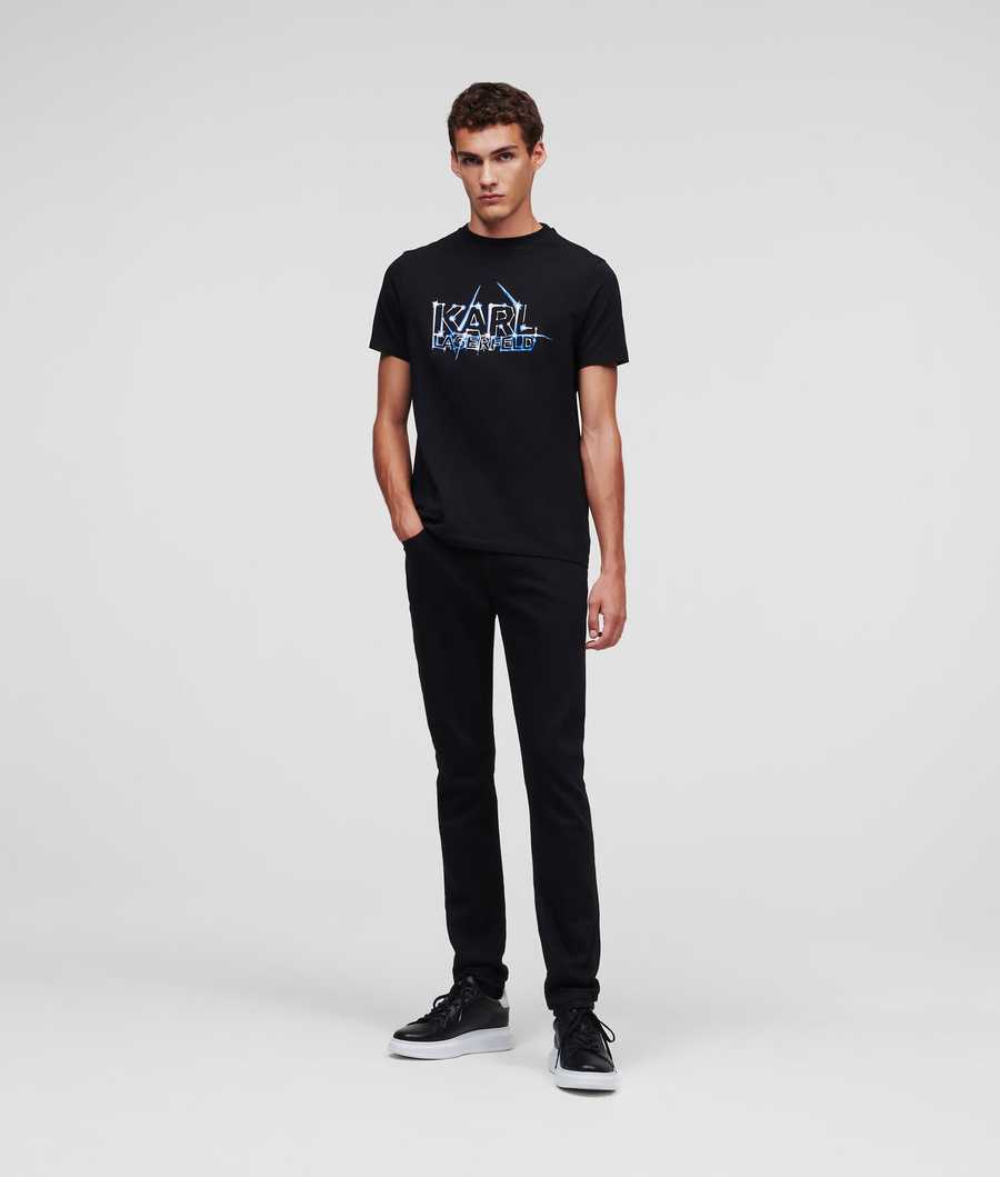 Flower Men's Karl Lagerfeld Karl Galactic T-Shirts | AE714XMID