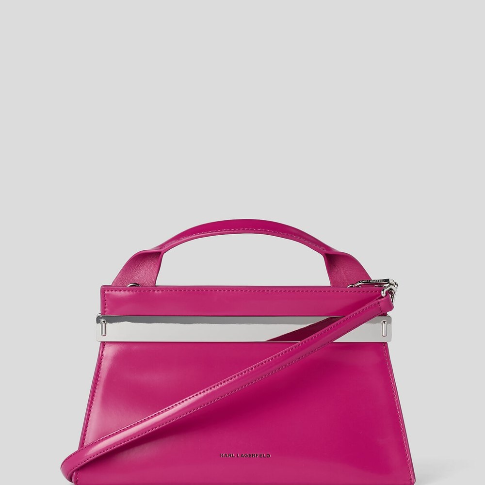 Fuchsia Women's Karl Lagerfeld K/Kross Archive Handbags | AE290BOMI