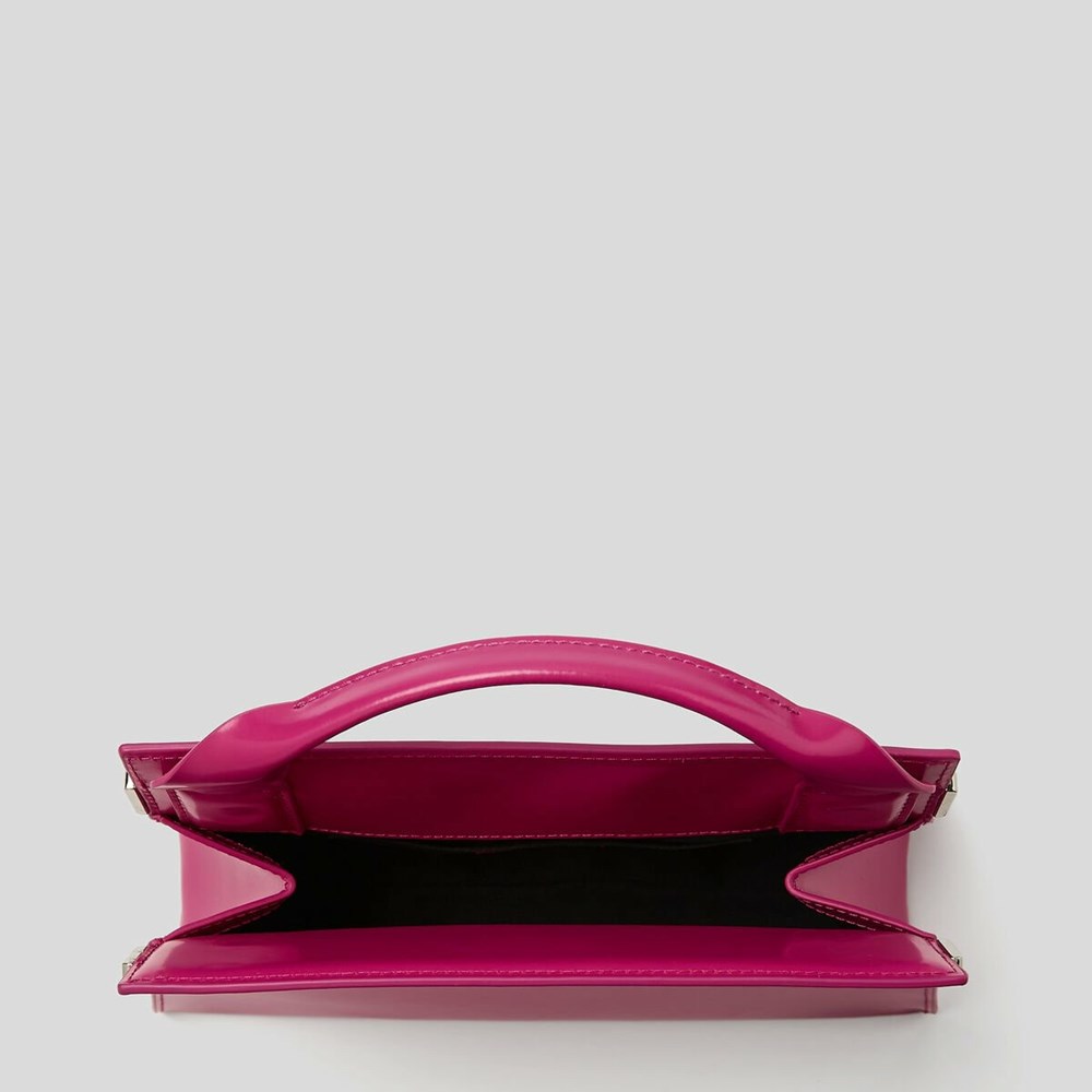 Fuchsia Women's Karl Lagerfeld K/Kross Archive Handbags | AE290BOMI