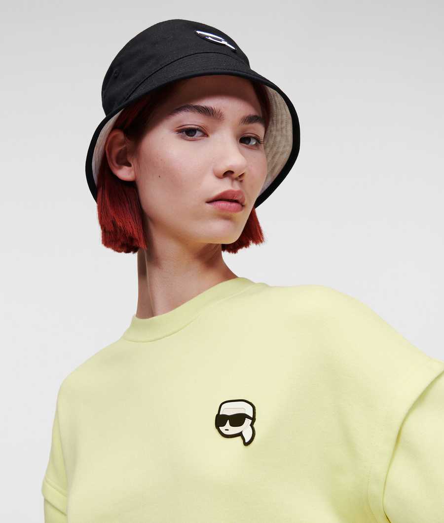 Green Women's Karl Lagerfeld Ikonik 2.0 Relaxed-fit Sweatshirts | AE674NRIY