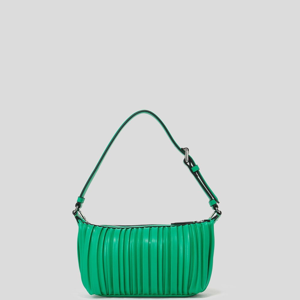 Green Women's Karl Lagerfeld K/Kushion Shoulder Bags | AE382MDYK