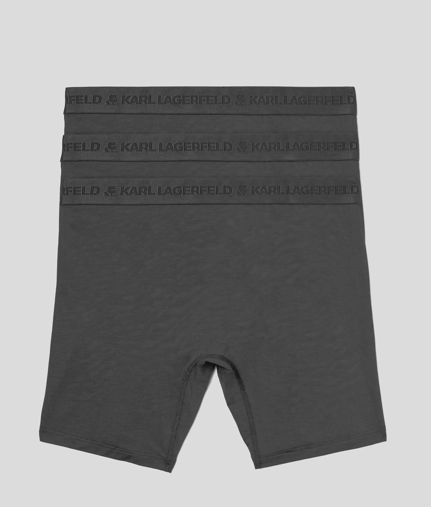 Grey Men's Karl Lagerfeld Premium Karl Logo Boxers – 3 Pack Underwear | AE204BYAU