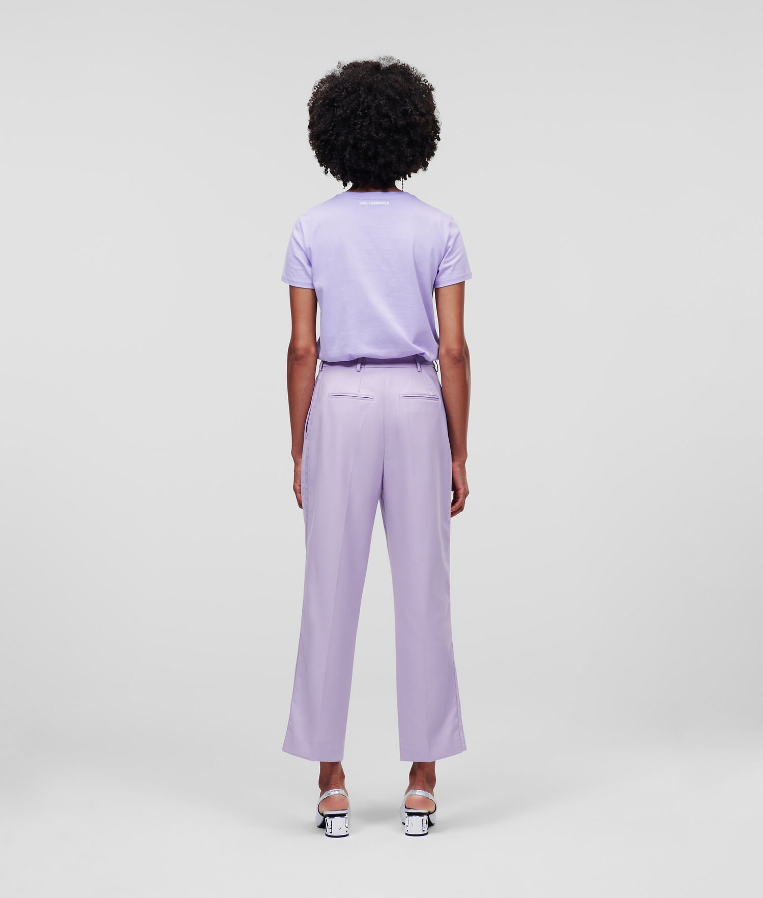 Lavender Women's Karl Lagerfeld Tailored Pants | AE438SDNF