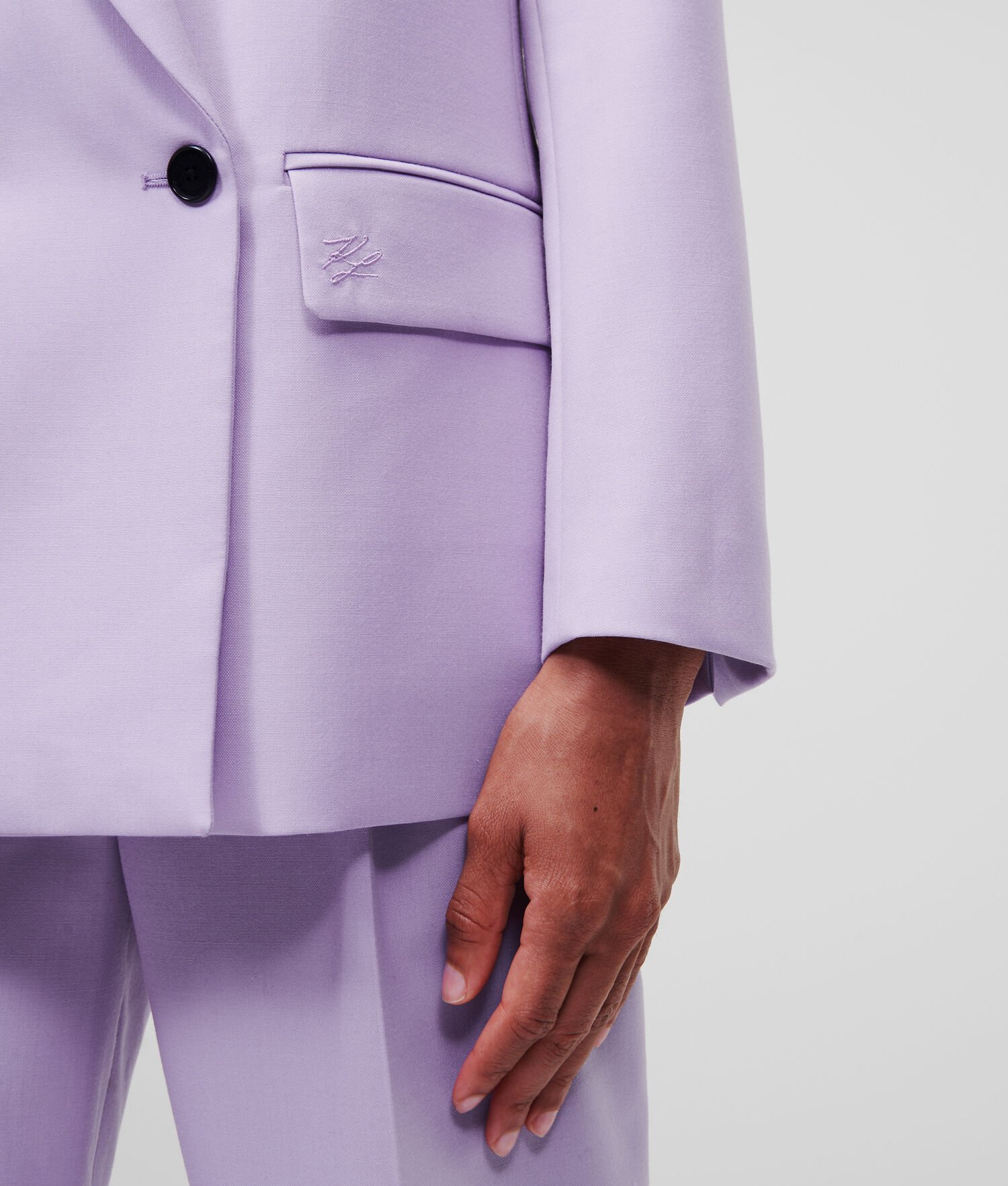 Lavender Women's Karl Lagerfeld Tailored Blazers | AE543KPNA