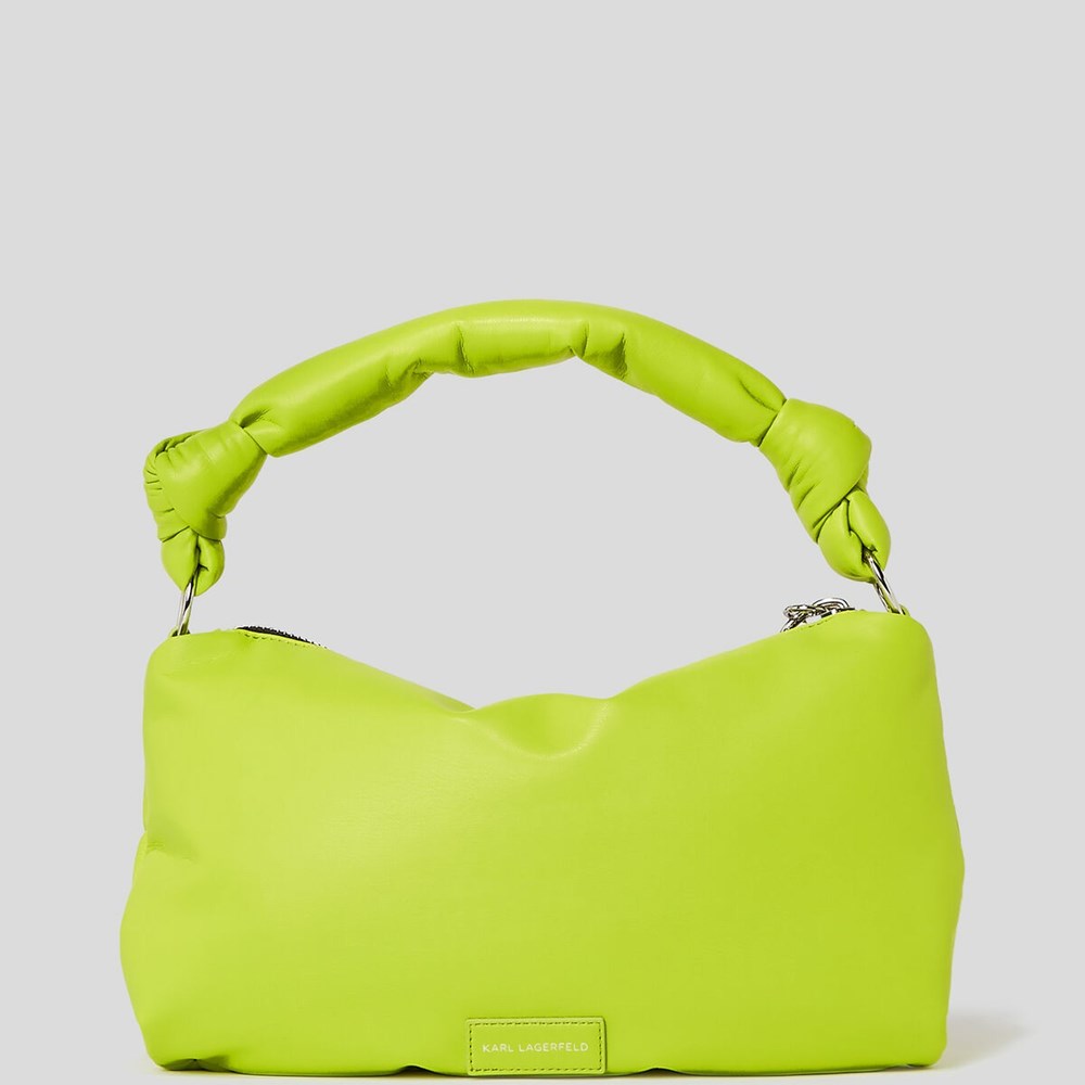 Light Green Women's Karl Lagerfeld K/Knotted Small Shoulder Bags | AE065AUYJ