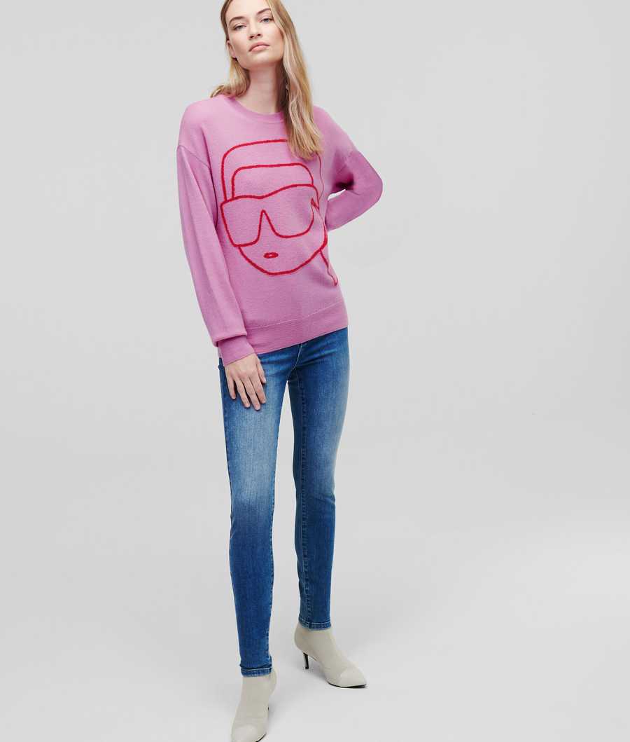 Pink / Red Women's Karl Lagerfeld Ikonik 2.0 Knitwear | AE126EWRM