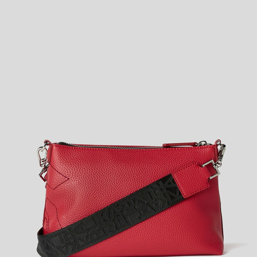 Red Women's Karl Lagerfeld K/Athleisure Crossbody Bags | AE940VJCQ