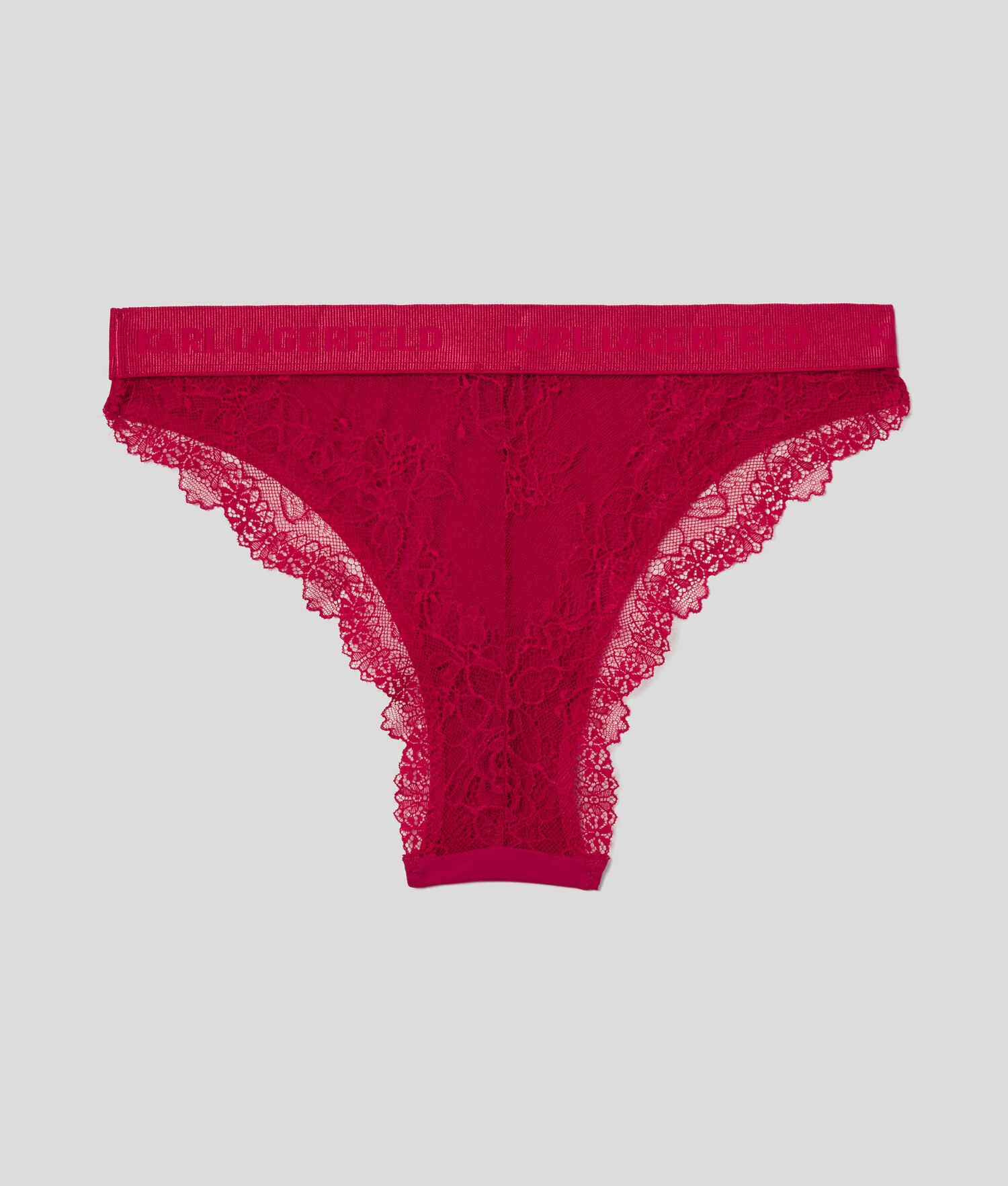 Red Women's Karl Lagerfeld Lace Briefs Underwear | AE163QCTU