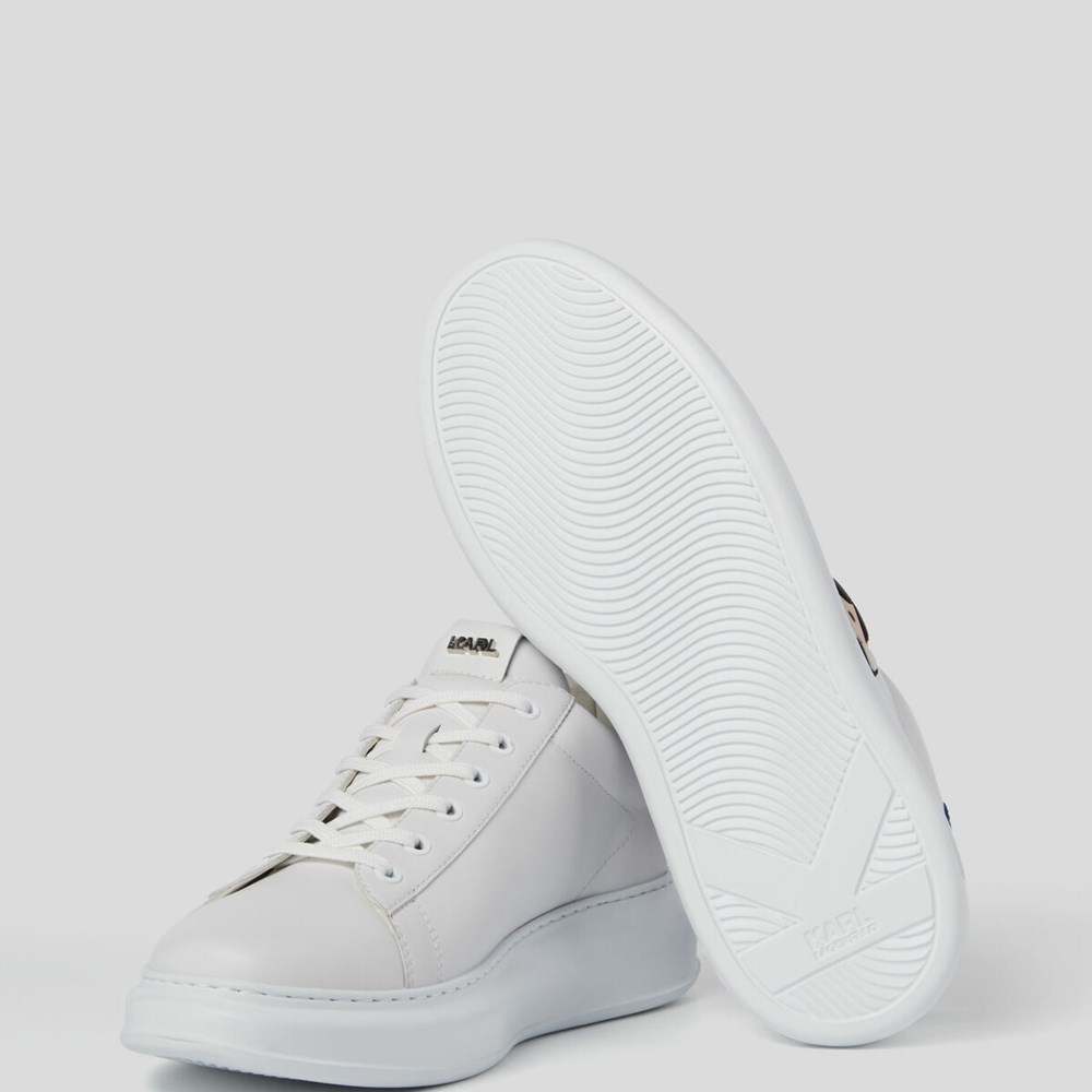 White / Blue Men's Karl Lagerfeld K/Ikonik Kapri Sneakers | AE129RFGA