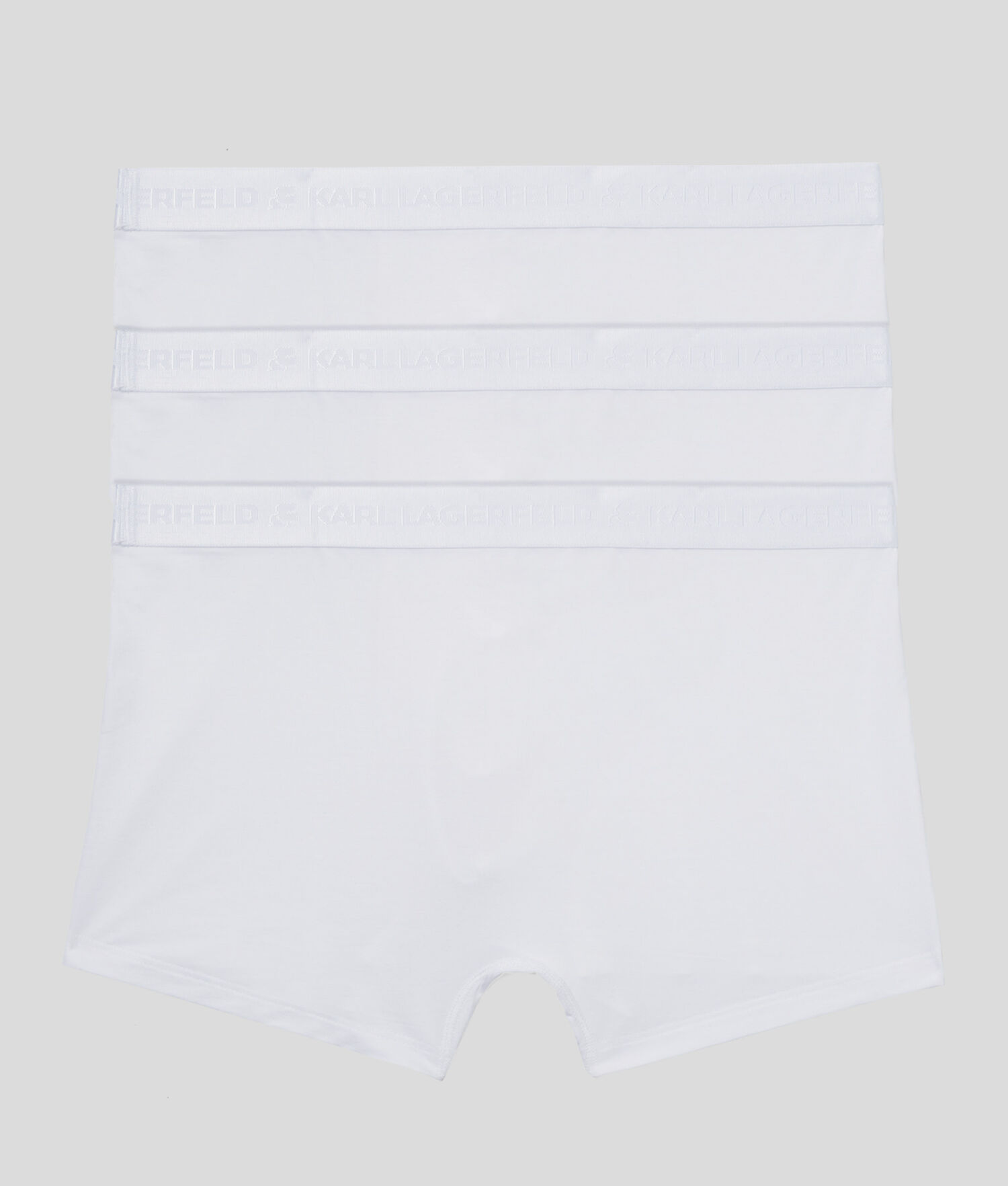 White Men's Karl Lagerfeld Premium Karl Logo Trunks – 3 Pack Underwear | AE946XTIH