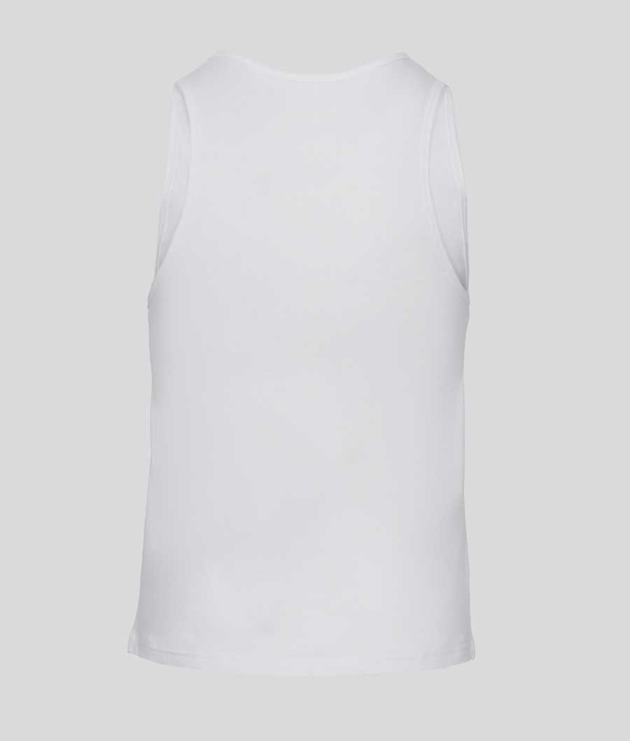 White Men's Karl Lagerfeld Tank Top - 2 Pack Underwear | AE325BZGY