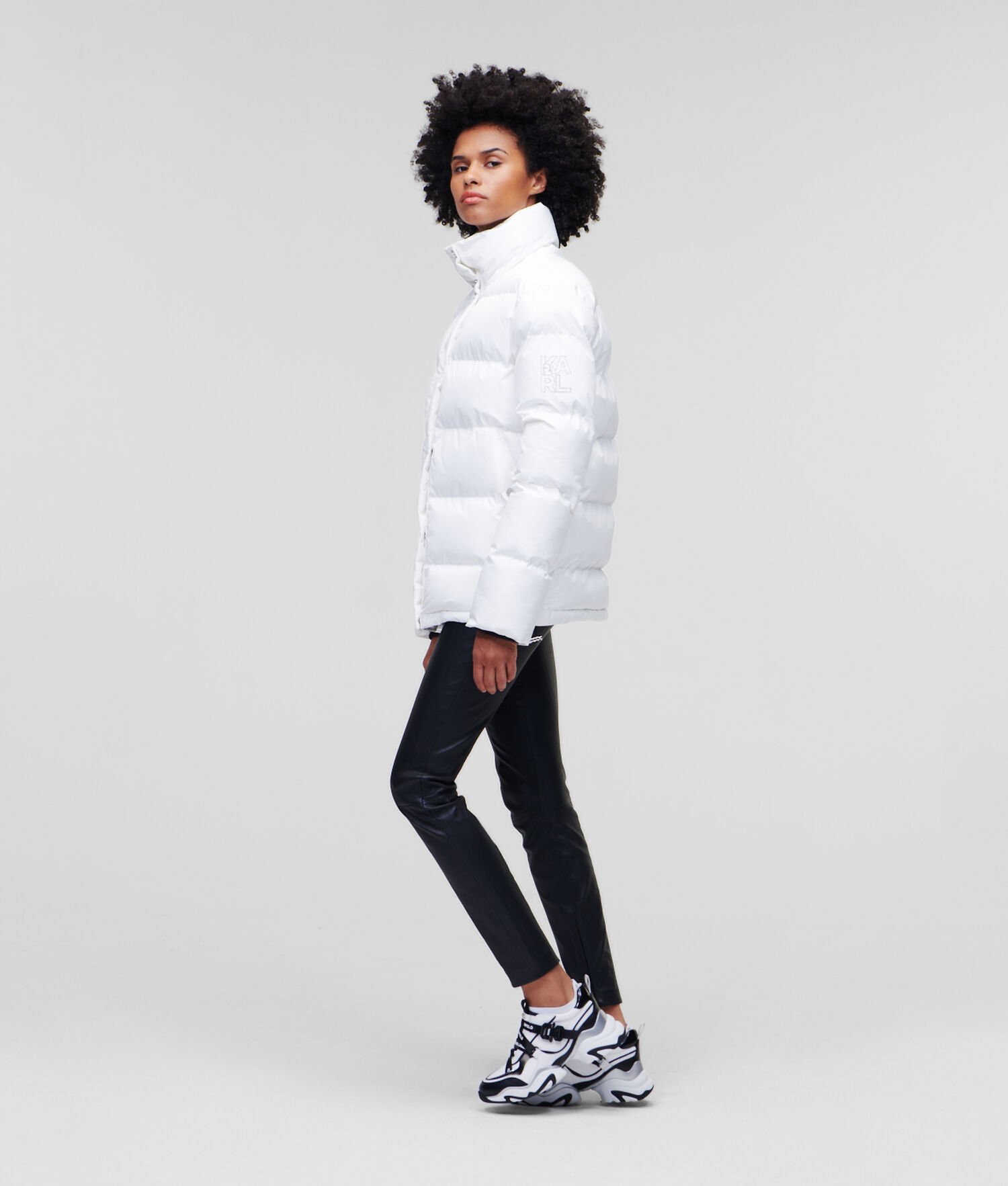 White Women's Karl Lagerfeld Athleisure Down Jackets | AE514MPWH