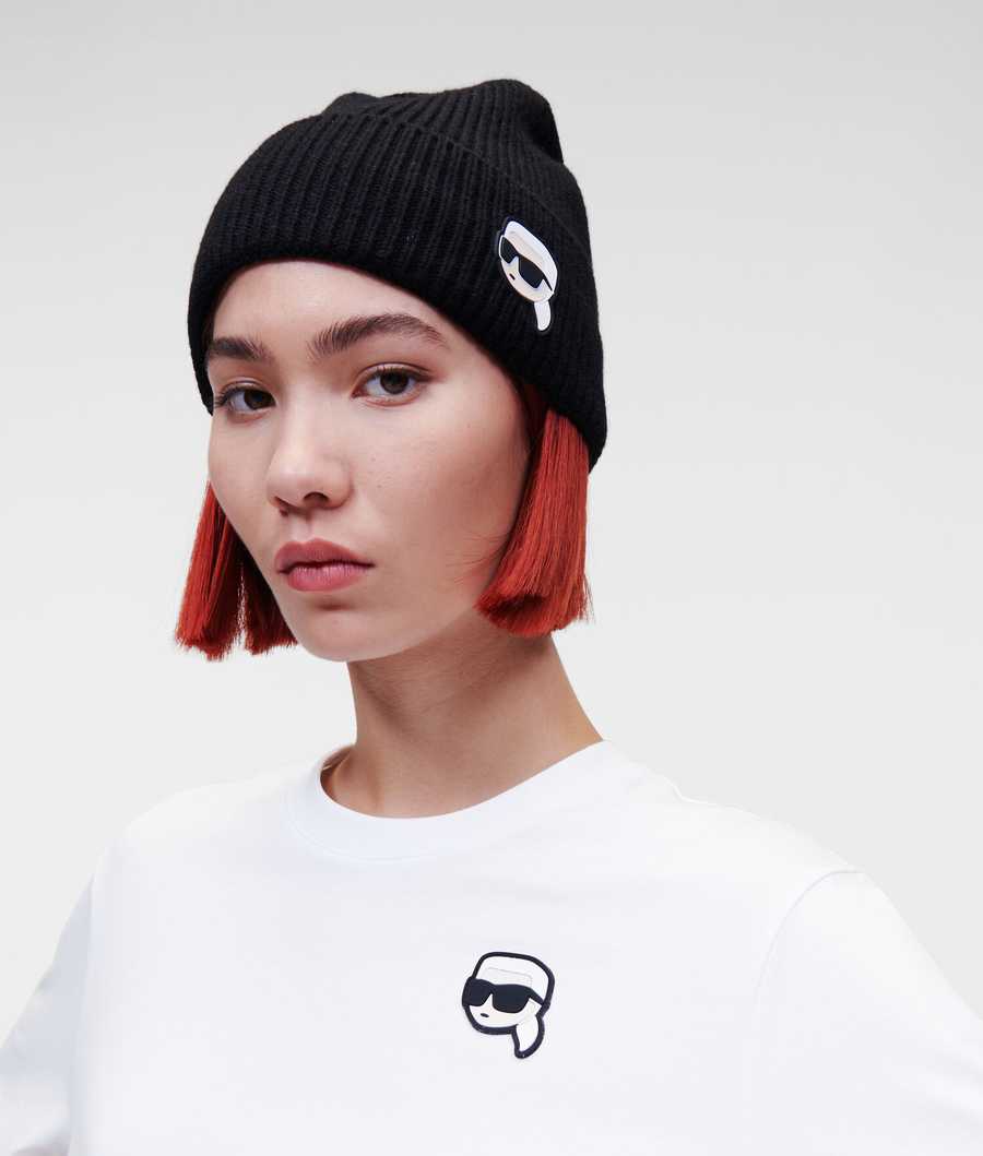 White Women's Karl Lagerfeld Ikonik 2.0 Oversized T-Shirts | AE623BRGK