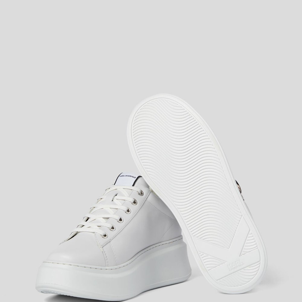 White Women's Karl Lagerfeld K/Ikonik Anakapri Sneakers | AE280OXEJ