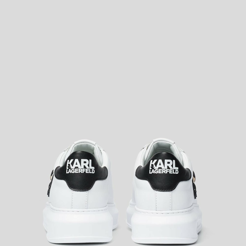 White Women's Karl Lagerfeld K/Ikonik Kapri Sneakers | AE597AGMX