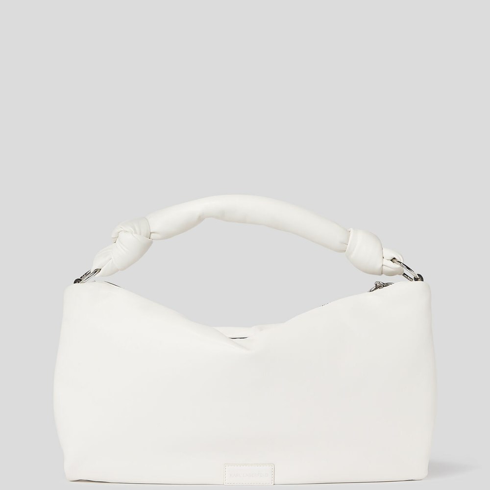 White Women's Karl Lagerfeld K/Knotted Shoulder Bags | AE042YDRK