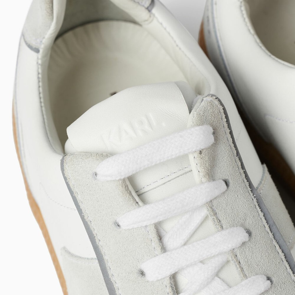 White Women's Karl Lagerfeld Kl X Am Lace Sneakers | AE596HYLF